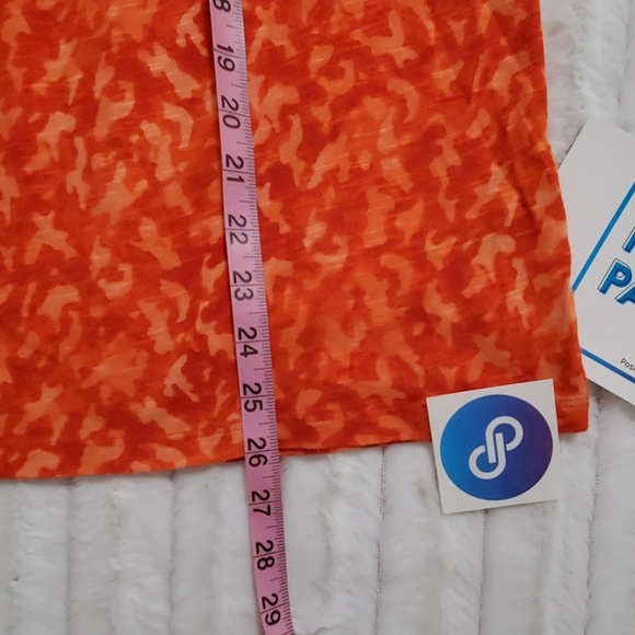 MICHAEL Michael Kors Orange yellow abstract print Boxy loose fit Medium - Picture 4 of 7